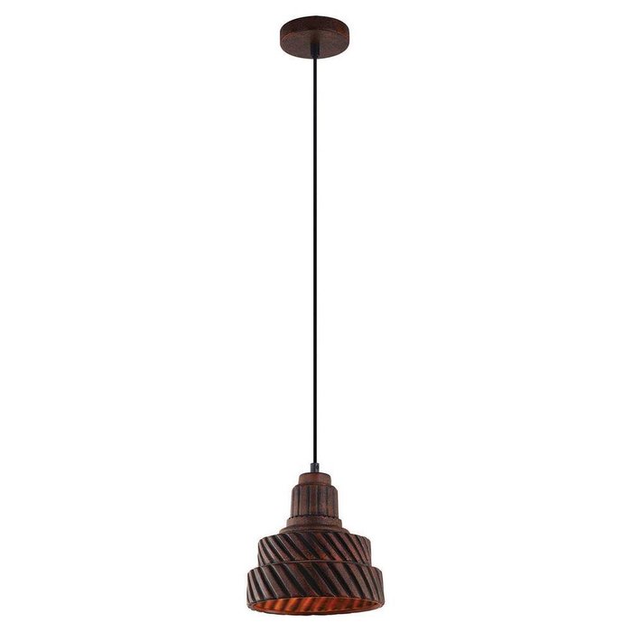Подвесной светильник Loft коричневого цвета