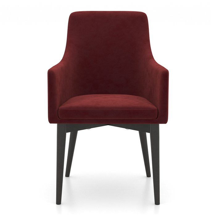 Полукресло Miami бордового цвета - купить Интерьерные кресла по цене 14900.0