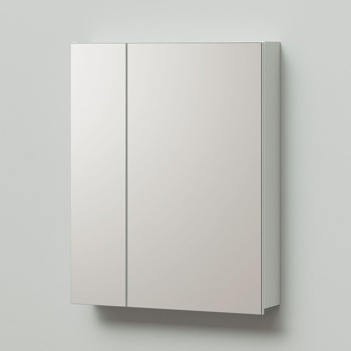 Зеркальный шкаф Александра 60 белого цвета - купить Полки по цене 4790.0