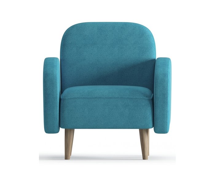 Кресло Бризби голубого цвета - купить Интерьерные кресла по цене 15490.0