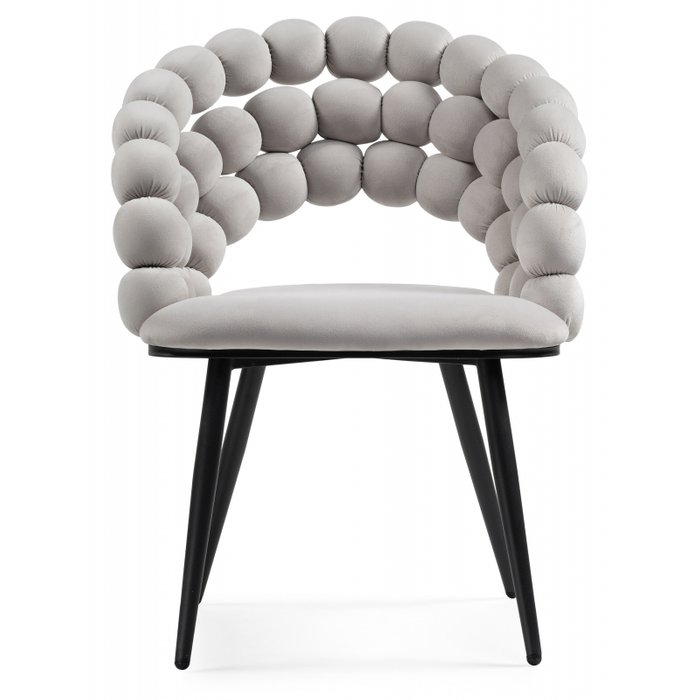 Обеденный стул Ball серого цвета - купить Обеденные стулья по цене 13740.0