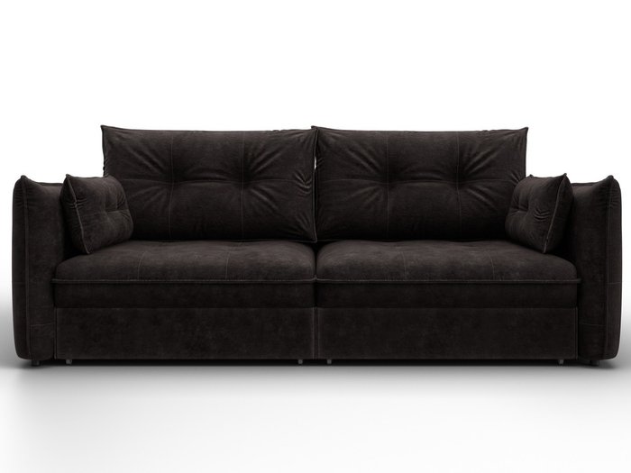 Диван-кровать Лига-100 темно-коричневого цвета - купить Прямые диваны по цене 93990 Диван-кровать Лига-100 темно-коричневого цвета - купить Прямые диваны по цене 93990