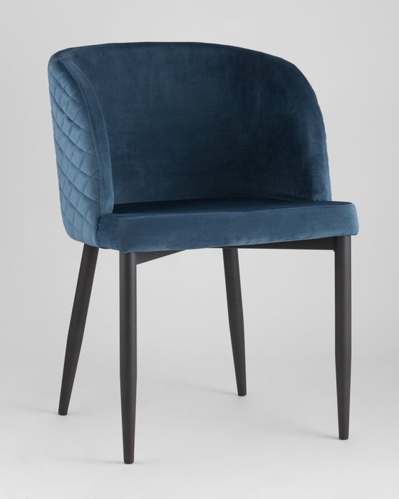 Стул Оскар синего цвета - купить Обеденные стулья по цене 9999.0