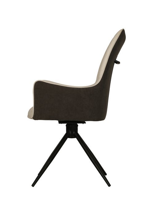 Стул-кресло Джолли молочно-коричневого цвета - лучшие Обеденные стулья в INMYROOM