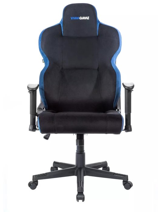 Игровое компьютерное кресло Unit Fabric Upgrade черно-синего цвета - лучшие Офисные кресла в INMYROOM