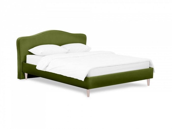 Кровать Queen II Elizabeth L 160х200 зеленого цвета 