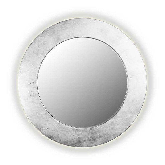 Настенное зеркало PIECES silver