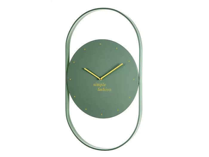 Часы настенные Simple Fashion Aviere зеленого цвета Часы настенные Simple Fashion Aviere зеленого цвета