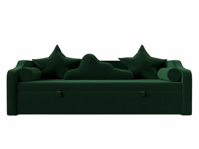 Детский диван-кровать Рико зеленого цвета - купить Прямые диваны по цене 38999.0
