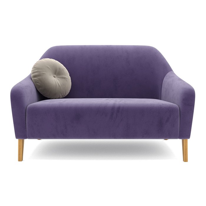 Двухместный диван Miami lux фиолетового цвета - купить Прямые диваны по цене 51300.0