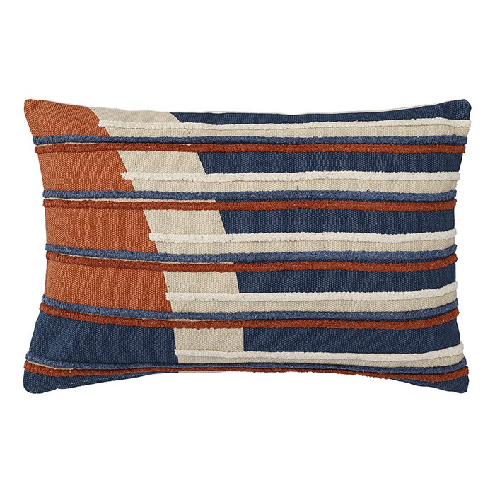 Подушка декоративная Mishmash из коллекции Ethnic 30х45 сине-коричневого цвета
