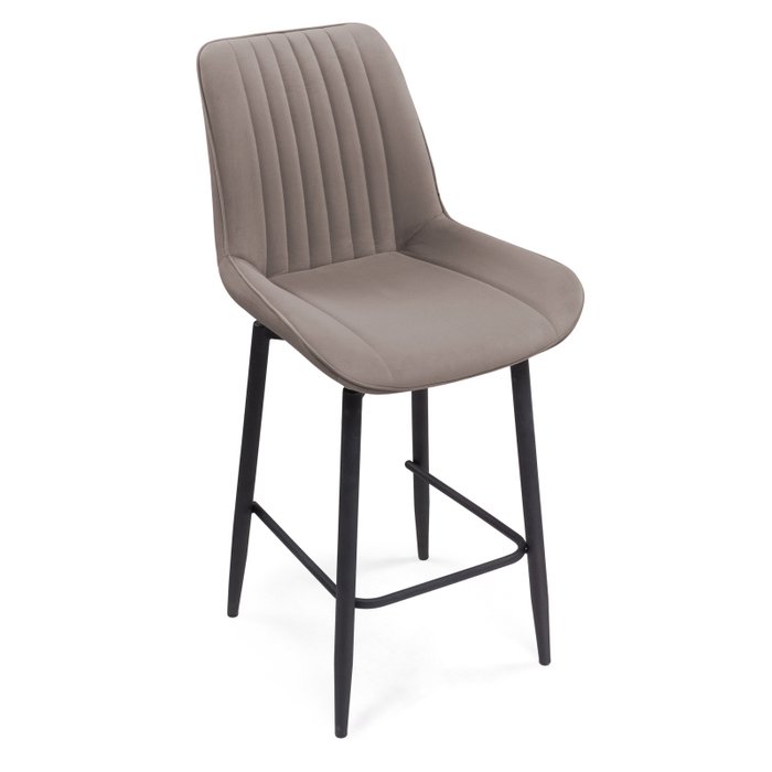 Стул полубарный Седа цвета латте - лучшие Барные стулья в INMYROOM