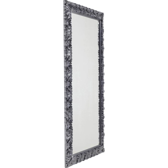 Настенное зеркало Frasca в раме серебряного цвета - купить Настенные зеркала по цене 58352.0