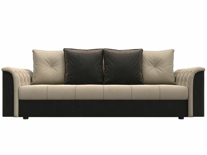 Диван-кровать Сиеста бежево-коричневого цвета - купить Прямые диваны по цене 41999.0