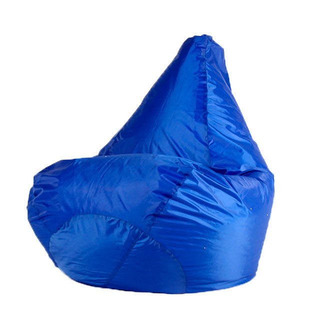 Кресло-мешок L синего цвета (оксфорд)