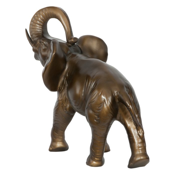 Статуэтка Слон бронзового цвета - лучшие Фигуры и статуэтки в INMYROOM
