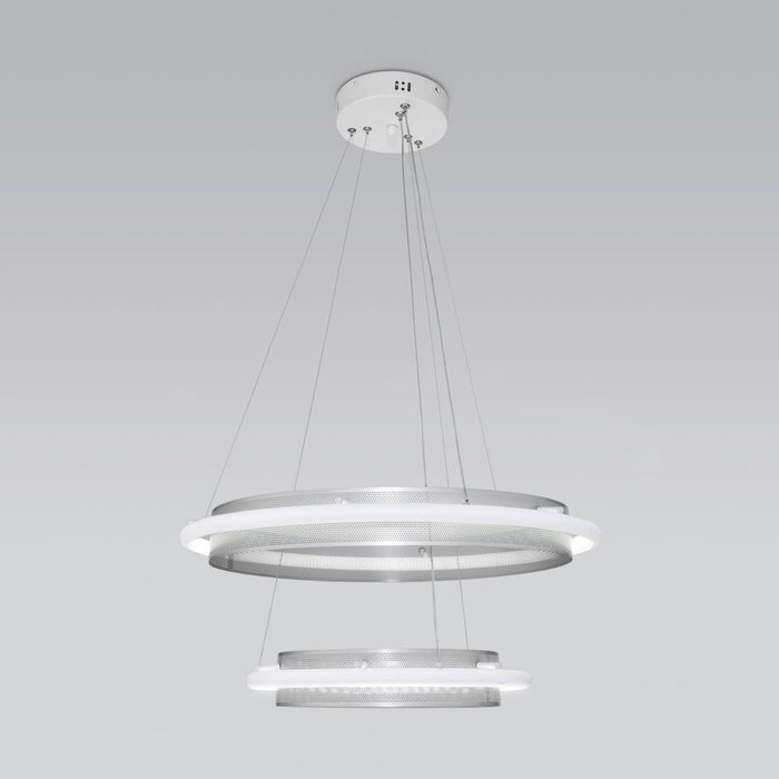 Умный подвесной светильник 90241/2 белый/ серебро Smart