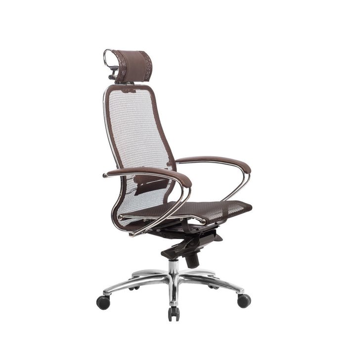 Кресло офисное Samurai коричневого цвета - купить Офисные кресла по цене 21464.0