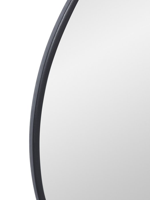 Настенное зеркало Sten S в раме черного цвета - лучшие Настенные зеркала в INMYROOM