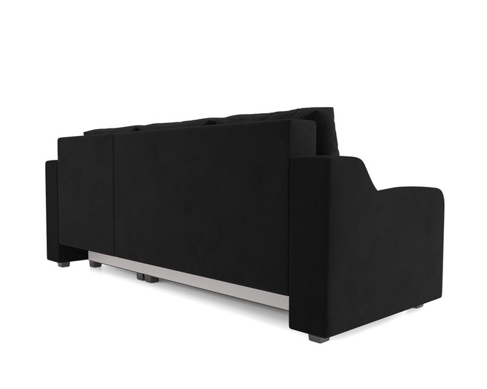 Угловой диван-кровать Берн черного цвета - лучшие Угловые диваны в INMYROOM