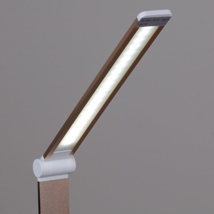 Настольная лампа 02088-0.7-01T GD (USB) (металл, цвет золото) - купить Рабочие лампы по цене 2200.0