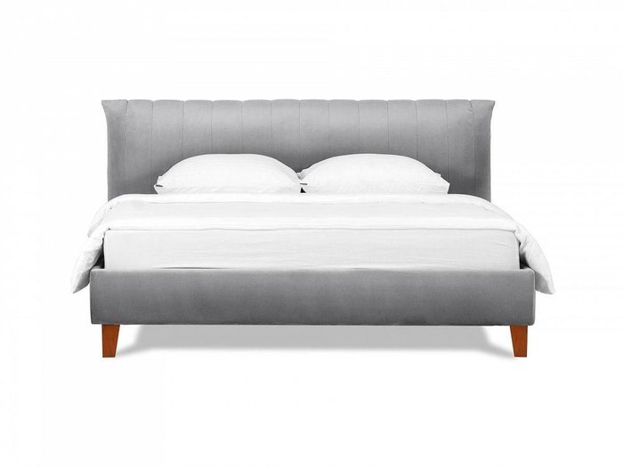 Кровать Queen II Anastasia L 160х200 серого цвета - купить Кровати для спальни по цене 58390.0