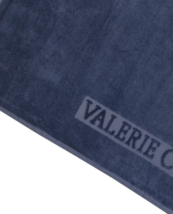 Полотенце VT S2 синего цвета - лучшие Банные полотенца в INMYROOM