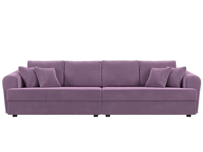 Прямой диван-кровать Милтон сиреневого цвета - купить Прямые диваны по цене 66999.0