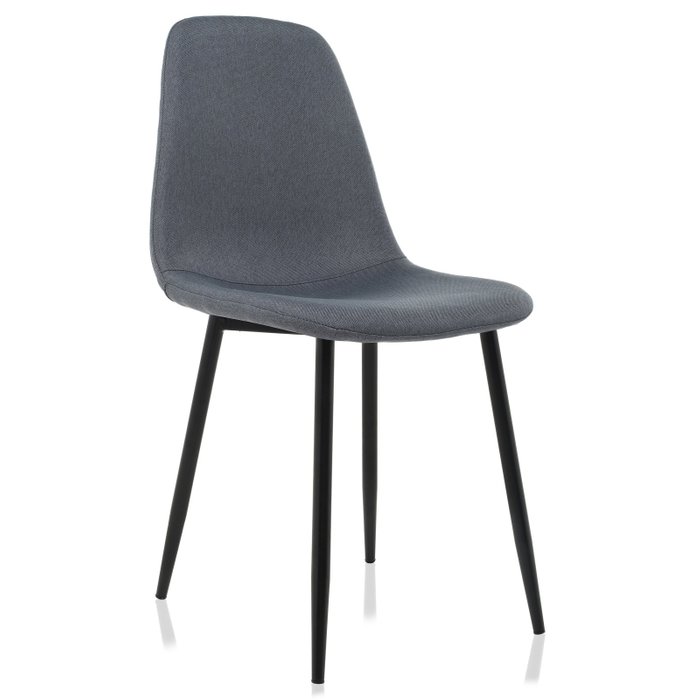 Обеденный стул Lilu серого цвета - купить Обеденные стулья по цене 4900.0