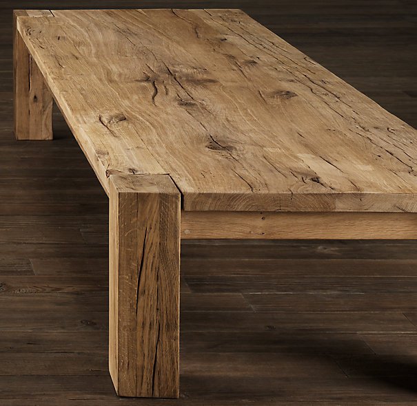 Кофейный столик Reclaimed Russian oak Parsons - лучшие Журнальные столики в INMYROOM