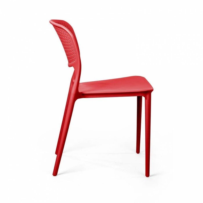 Стул Rene красного цвета - лучшие Обеденные стулья в INMYROOM