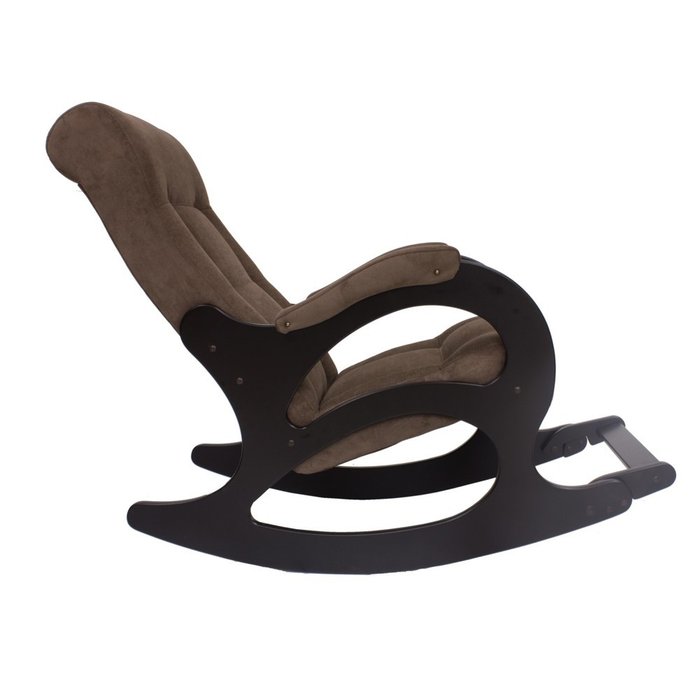 Кресло-качалка коричневого цвета - купить Интерьерные кресла по цене 18999.0