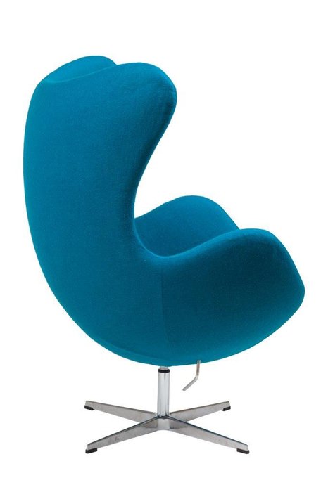 Кресло Egg Chair с кашемиром голубого цвета - лучшие Интерьерные кресла в INMYROOM