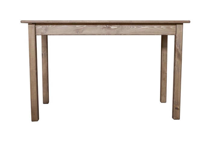 Стол обеденный Классика 120х60 из массива сосны коричневого цвета - купить Обеденные столы по цене 8394.0