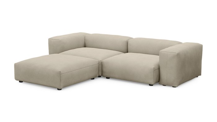 Угловой диван Фиджи бежевого цвета - купить Угловые диваны по цене 80400.0