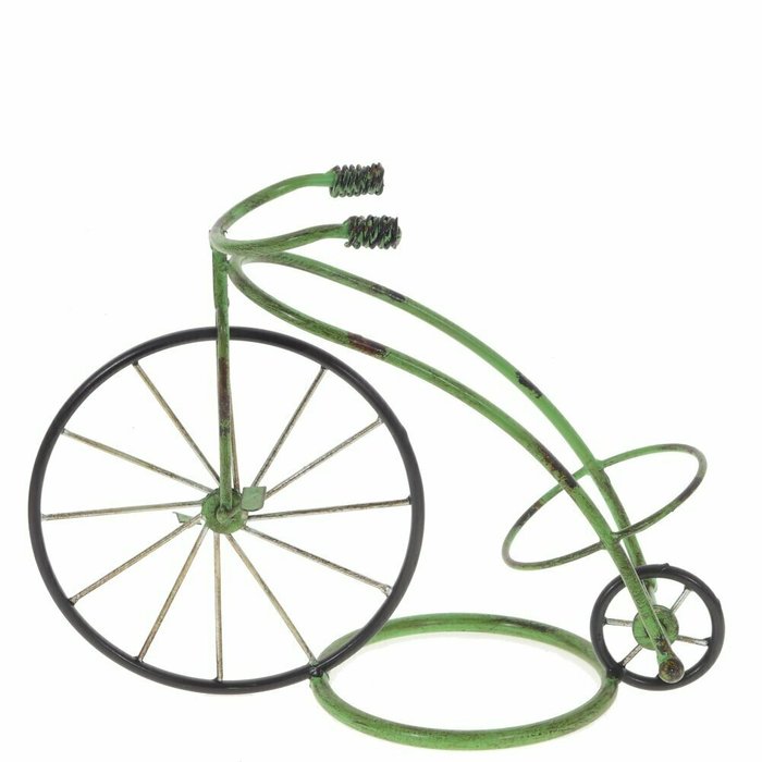 Подставка для бутылки Велосипед зеленого цвета - лучшие Винные шкафы в INMYROOM