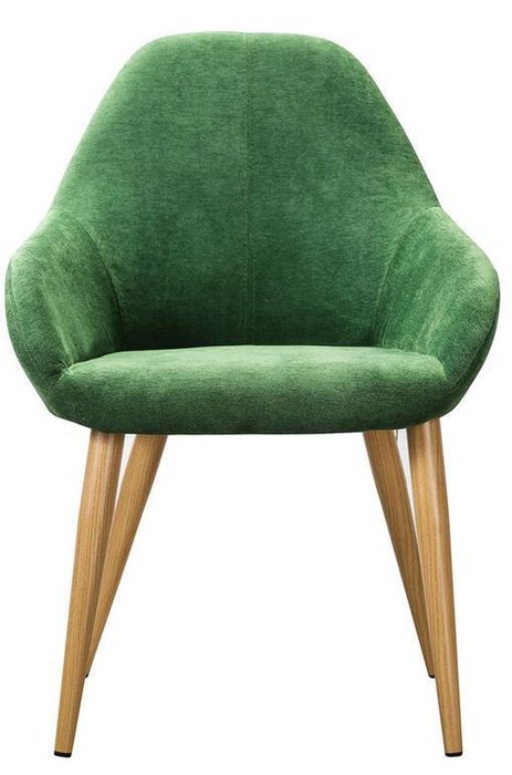 Кресло Kent Сканди Грин Натур зеленого цвета - лучшие Обеденные стулья в INMYROOM