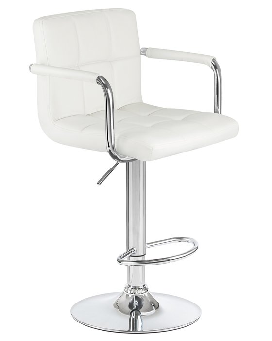 Стул барный с подлокотниками Kruger ARM белого цвета - купить Барные стулья по цене 6670.0