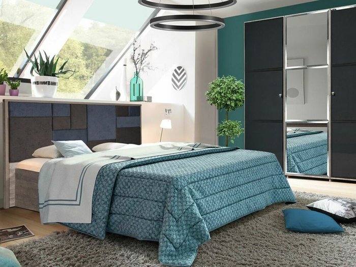 Кровать Монако 160х200 коричневого цвета - купить Кровати для спальни по цене 28287.0