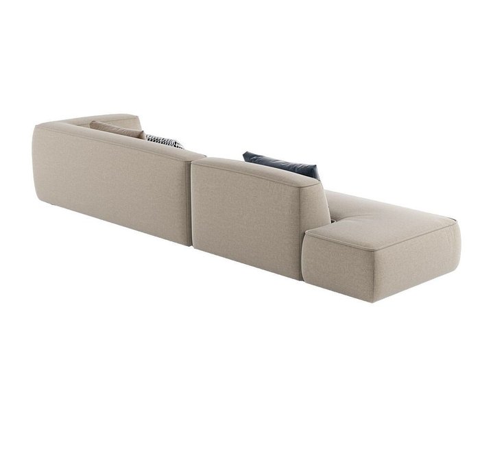 Модульный диван Duo модули LA бежевого цвета - лучшие Прямые диваны в INMYROOM