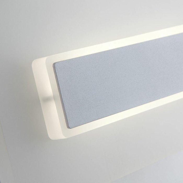 Светильник настенный светодиодный 40132/1 LED белый Square - лучшие Подсветка для картин в INMYROOM Светильник настенный светодиодный 40132/1 LED белый Square - лучшие Подсветка для картин в INMYROOM