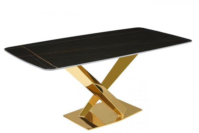 Стол обеденный Интерно черного цвета - купить Обеденные столы по цене 165000.0
