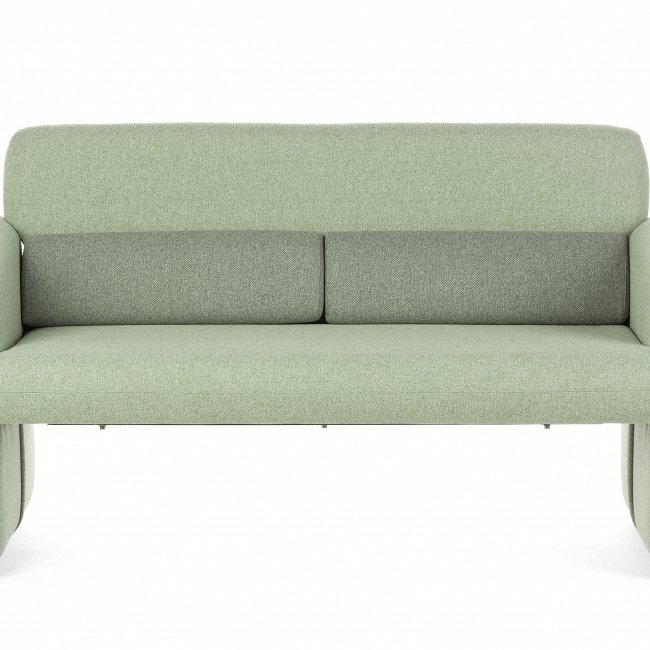 Диван BHT серо-зеленого цвета - лучшие Прямые диваны в INMYROOM