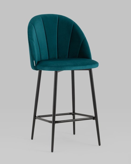 Стул полубарный Логан зеленого цвета - купить Барные стулья по цене 10990.0