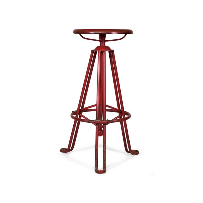 Табурет барный Lozenge красного цвета - купить Барные стулья по цене 10234.0