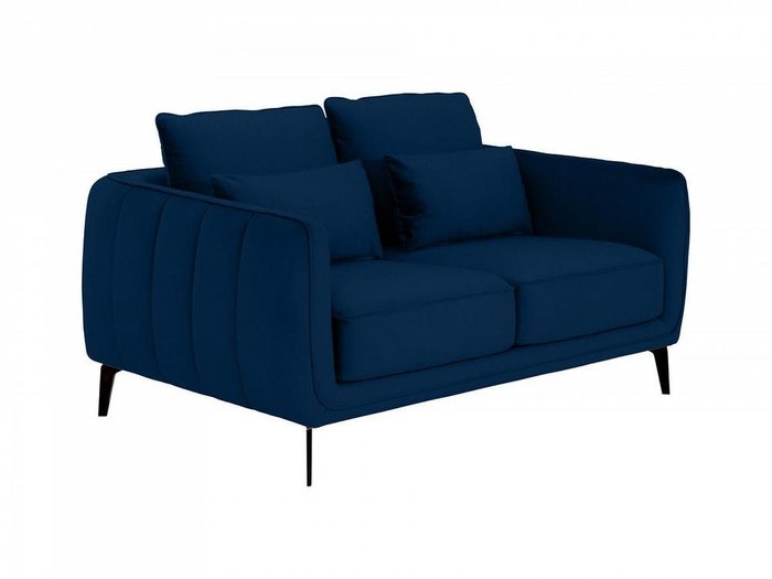 Диван Amsterdam темно-синего цвета - купить Прямые диваны по цене 76140.0