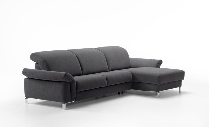 Угловой диван Helena серого цвета - купить Угловые диваны по цене 309590.0