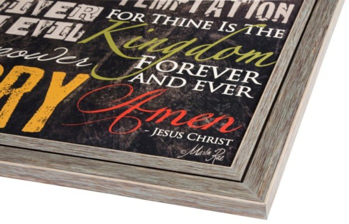 Постер в раме "The Lord's Prayer" - купить Принты по цене 9742.0