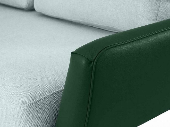 Угловой диван Ispani бирюзово-зеленого цвета - лучшие Угловые диваны в INMYROOM
