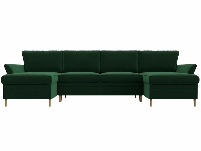 Угловой диван-кровать София зеленого цвета - купить Угловые диваны по цене 72999.0